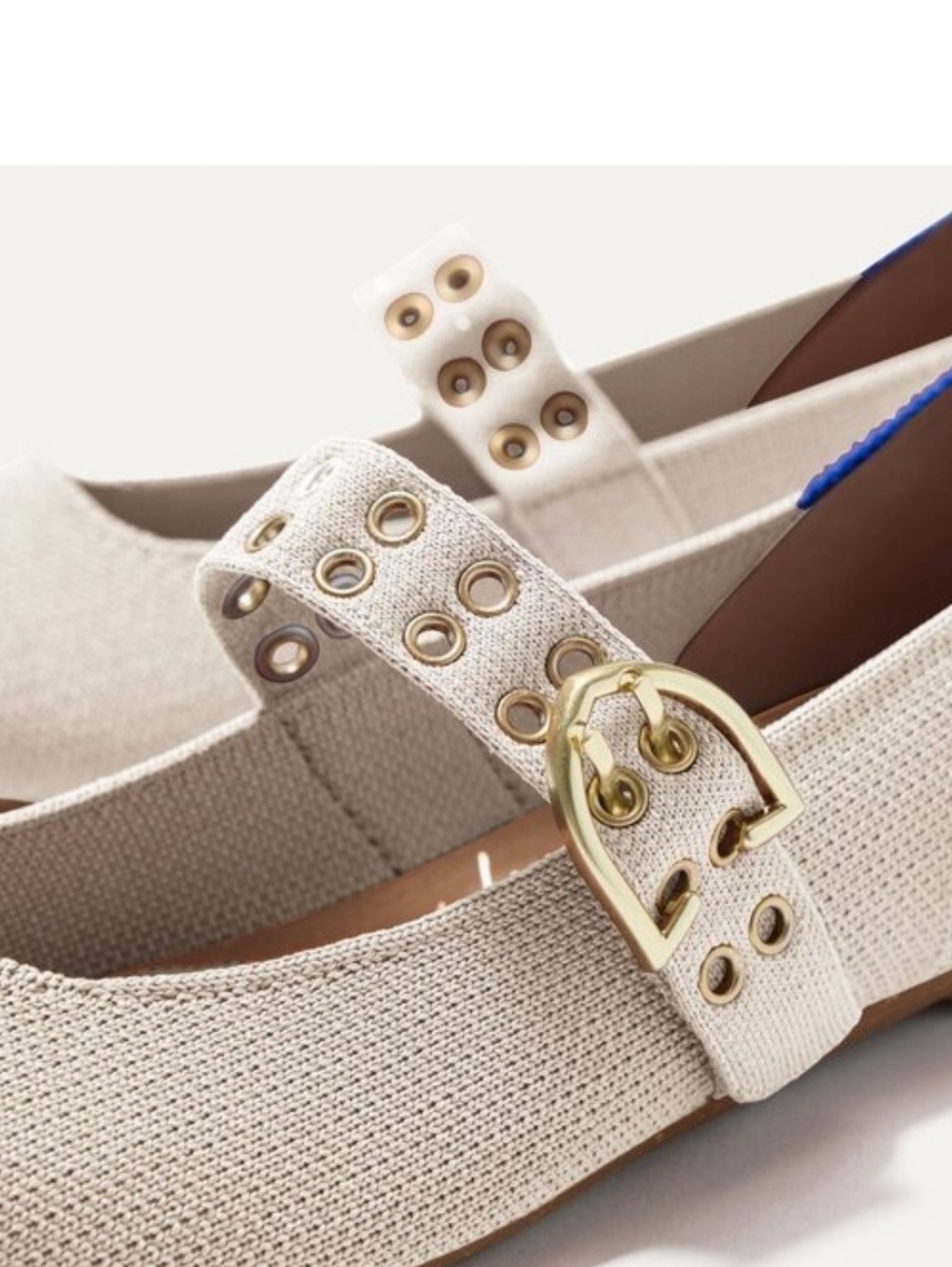 Rothy's Conch Ballet Mary Jane Flats - Neutral 8.5 - Picture 4 of 7